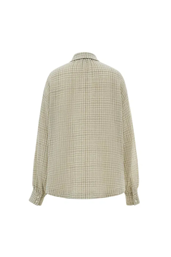 Ivy Plaid Shirt in Wool
