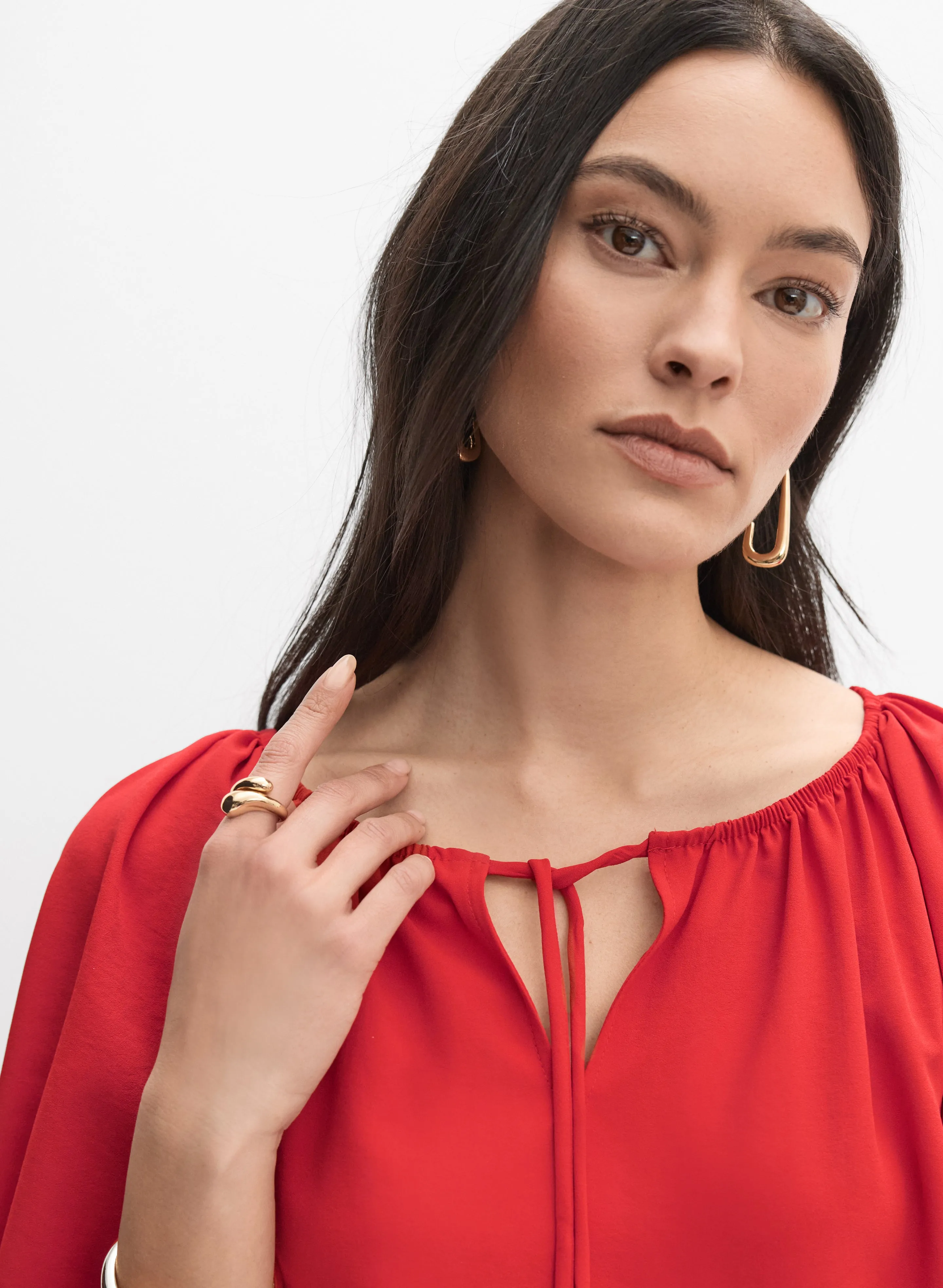 Joseph Ribkoff - Tie-Neck Blouse