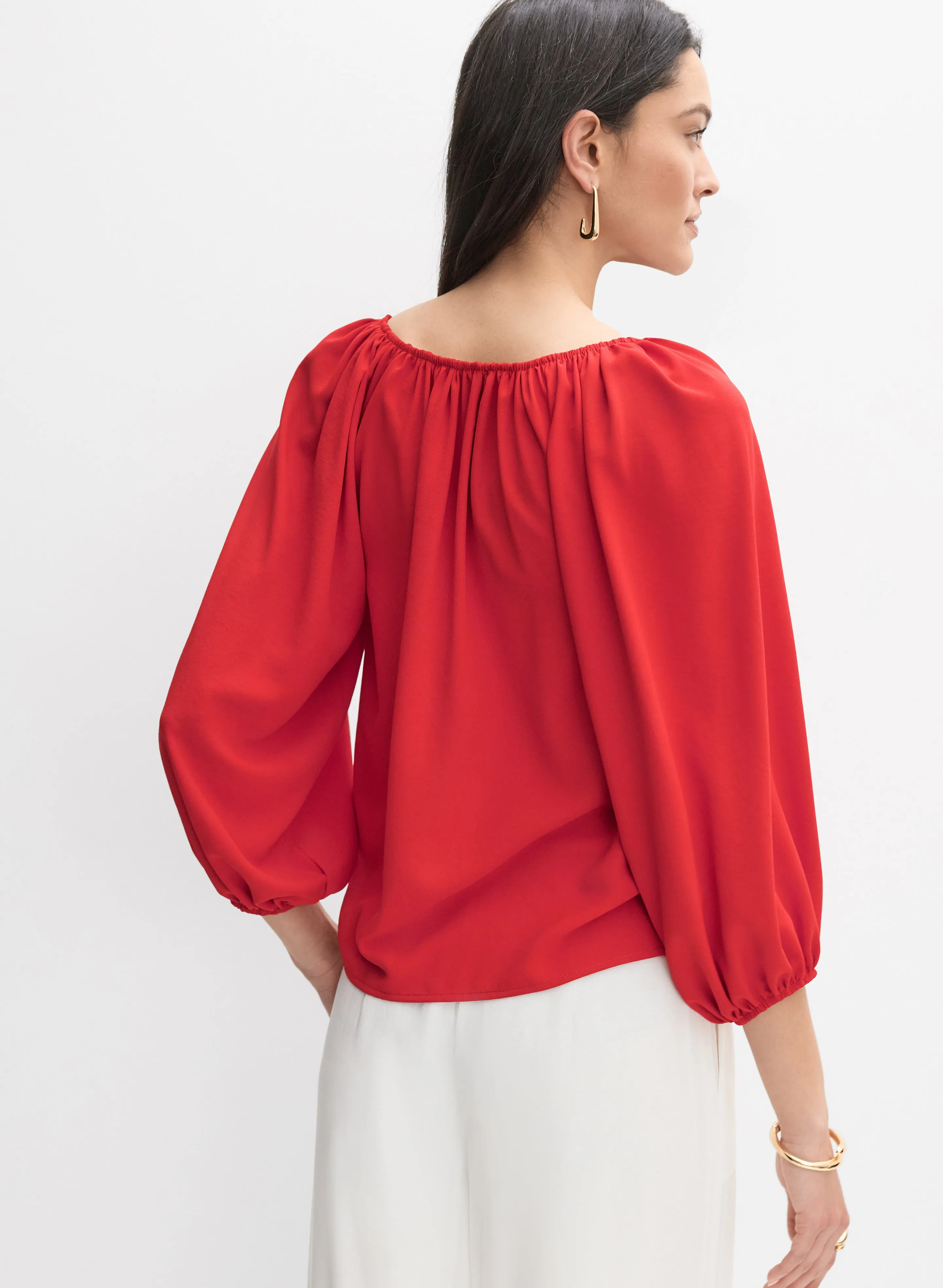 Joseph Ribkoff - Tie-Neck Blouse