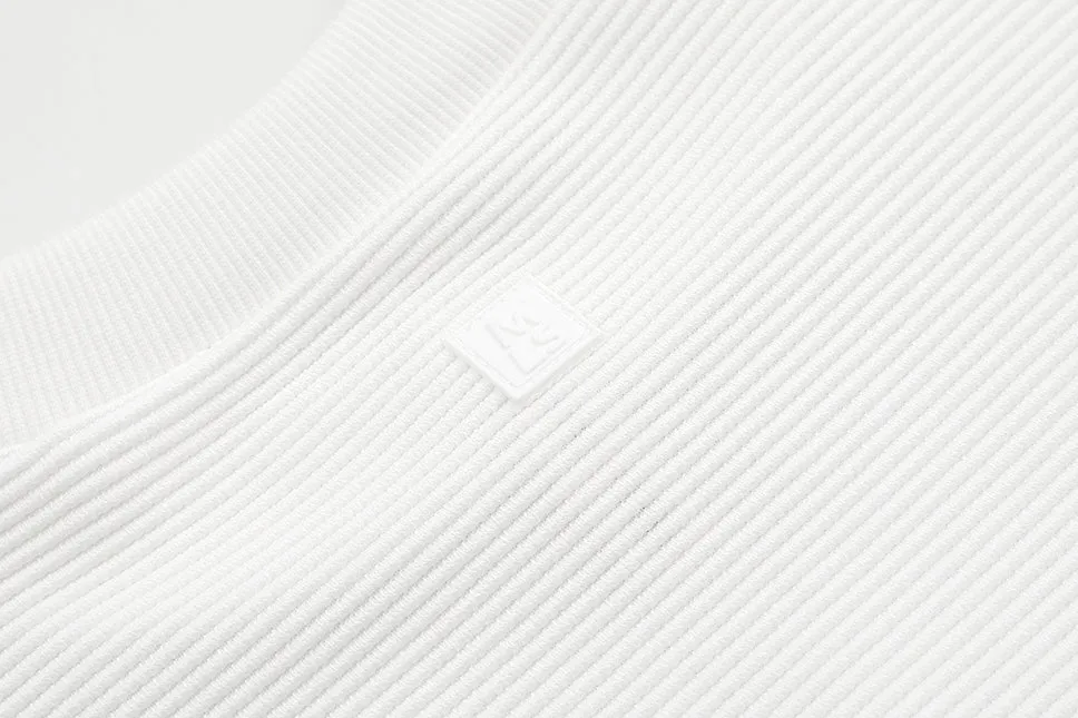 Kepler Ribbed Cropped Sweatshirt