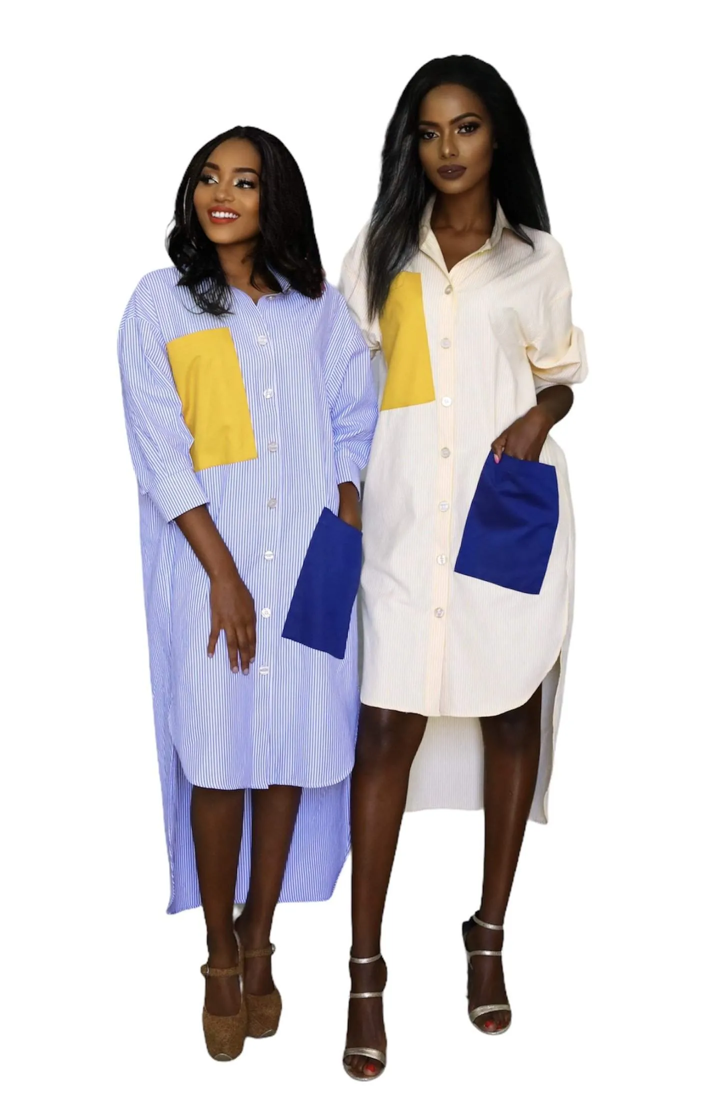 Light Blue Shirt Dress