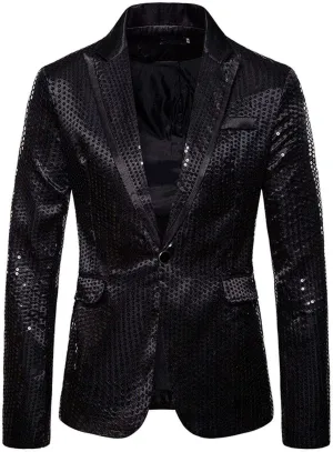 Mens Blazers Suit Print Tops Men's Wedding Coat Casual Stylish Party Business Outwear Men's Coats & Jackets Led