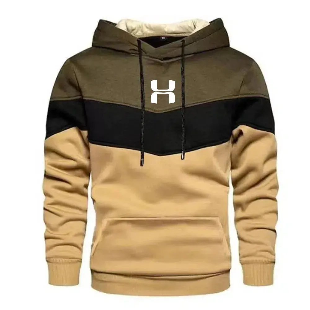 Men's Print Tracksuit Winter Casual Hoodies   Long Pants