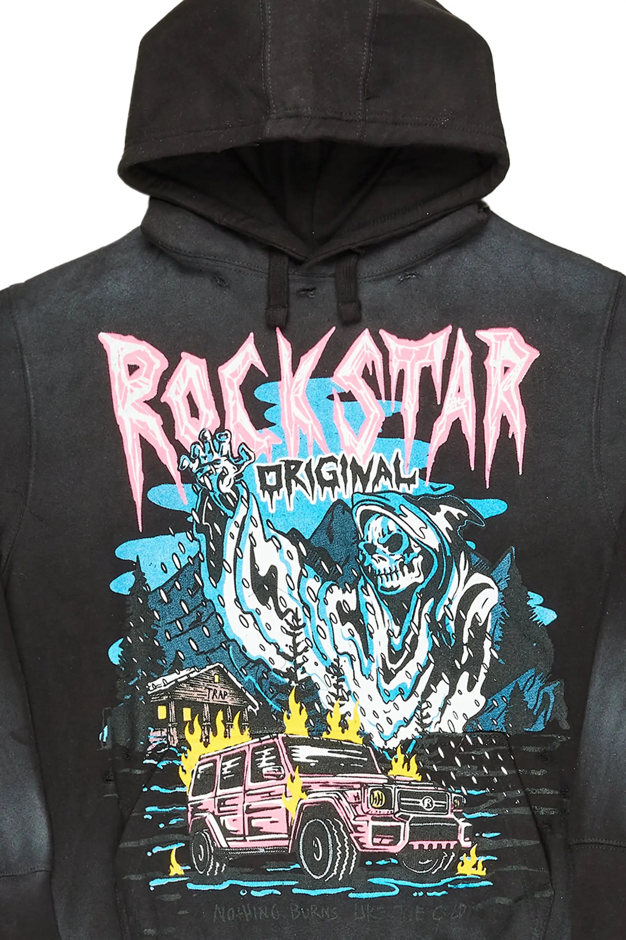 Mercy Wagon Black Oversized Hoodie