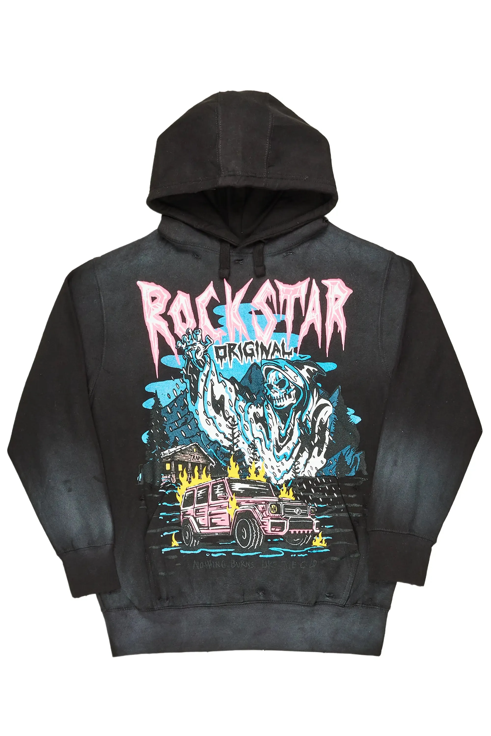Mercy Wagon Black Oversized Hoodie