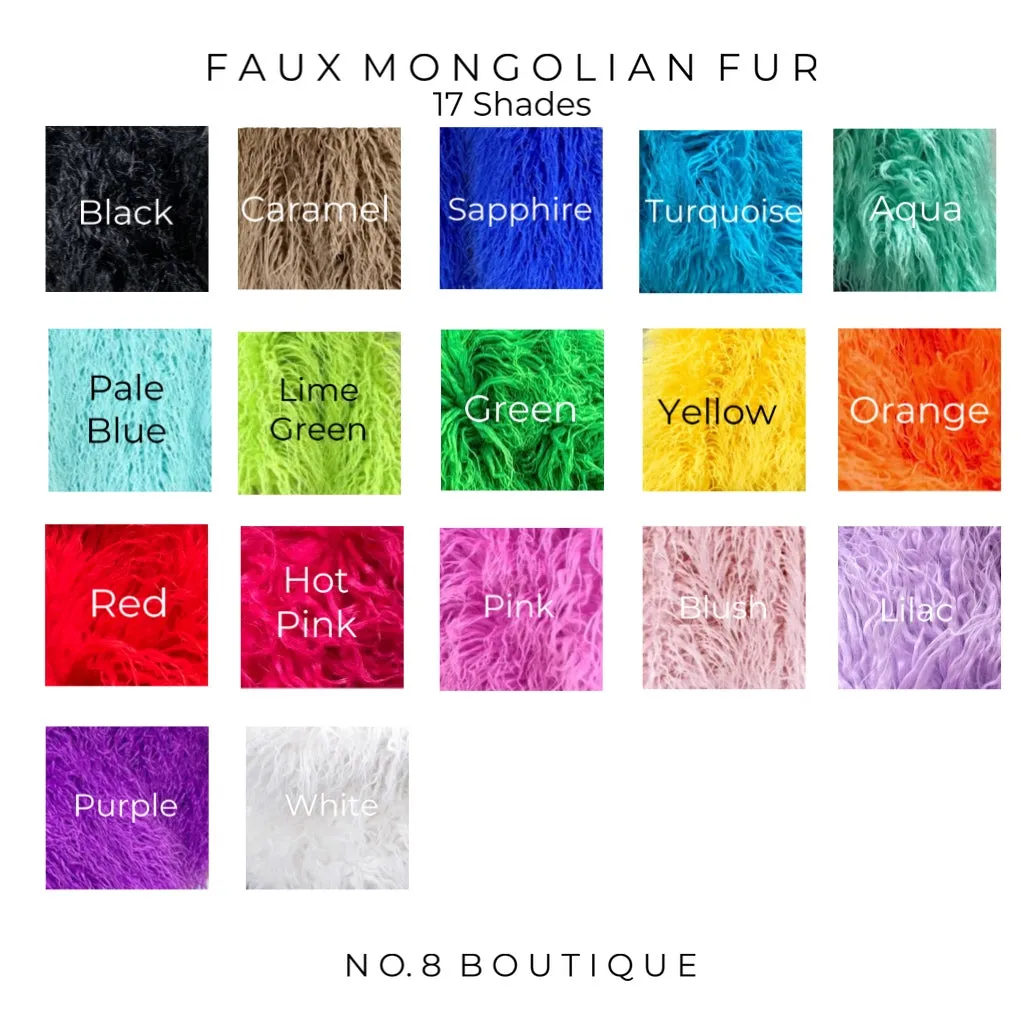 Mongolian Faux Fur Coat