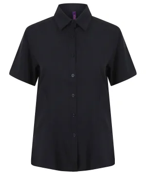 Navy - Women's wicking antibacterial short sleeve shirt