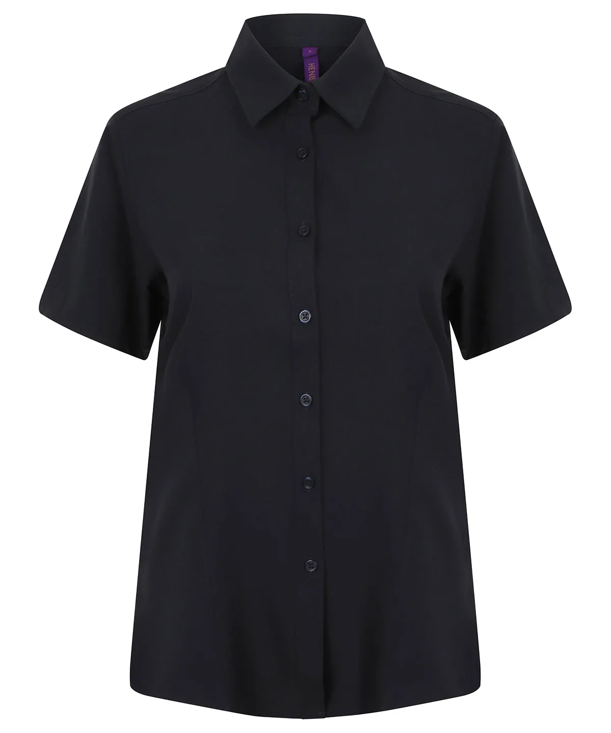 Navy - Women's wicking antibacterial short sleeve shirt