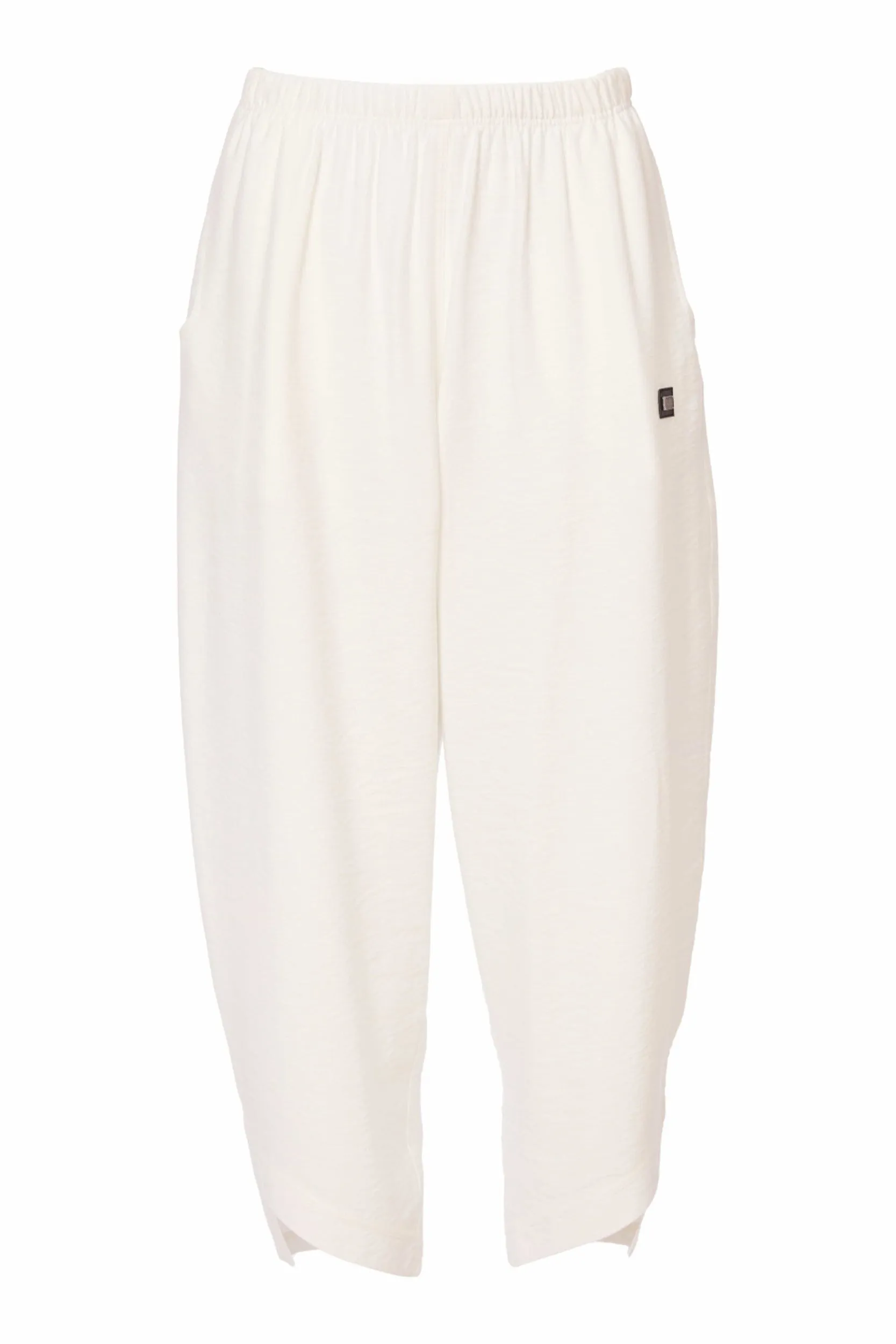 Naya - Women's Pull up Trouser with Curved Detail at Hem