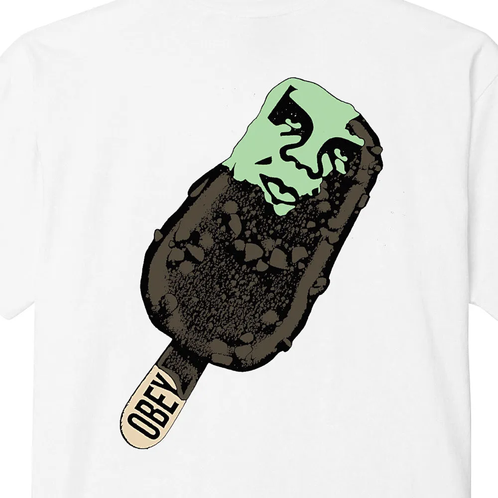 OBEY POPSICLE HEAVYWEIGHT T-SHIRT // WHITE