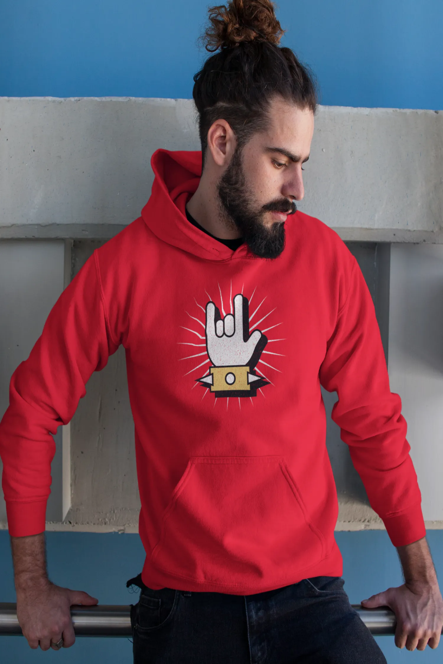 Rock Fanatic Men's Hoodie