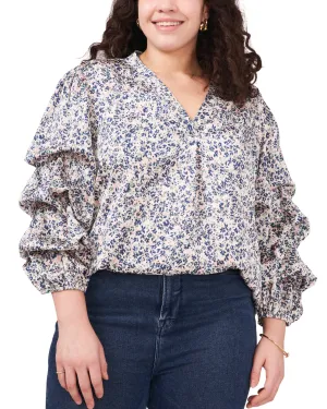Savannah Bubble Sleeve Blouse | FRESH PINK