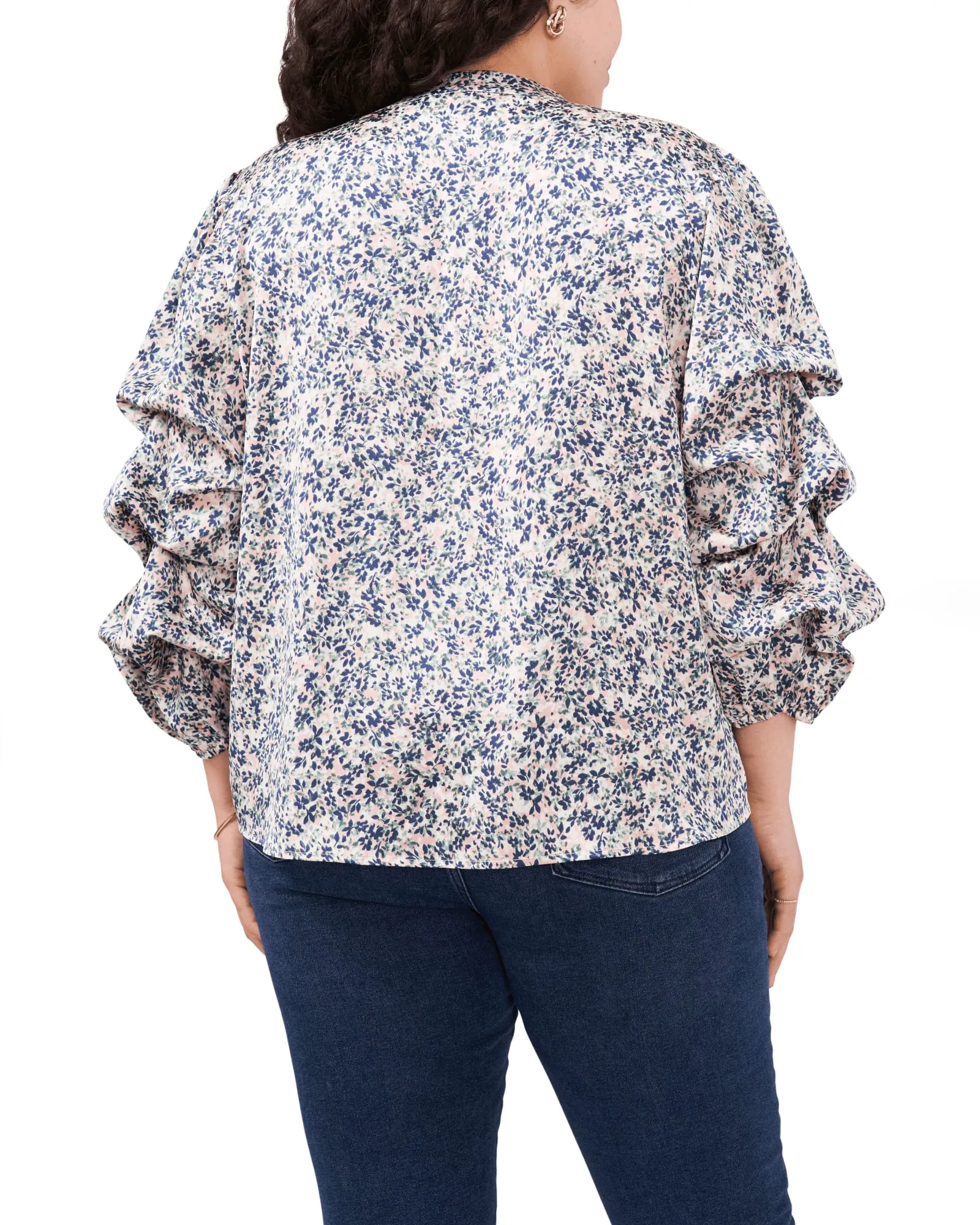 Savannah Bubble Sleeve Blouse | FRESH PINK