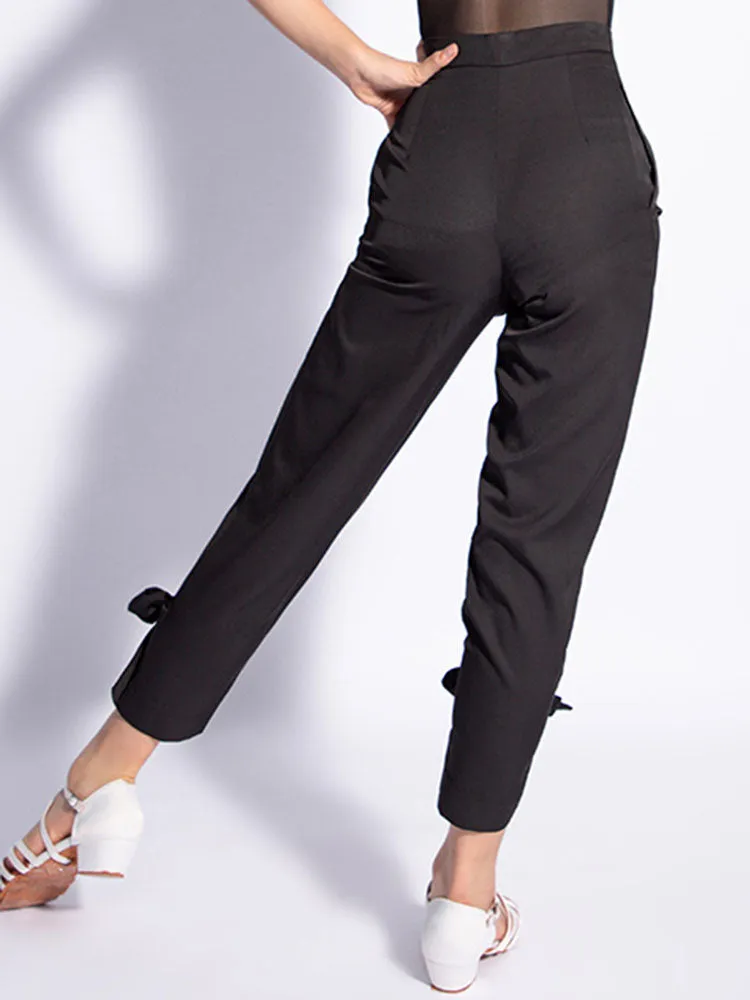 Summer Thin Latin Dance High-waist Pants Professional Training Trousers
