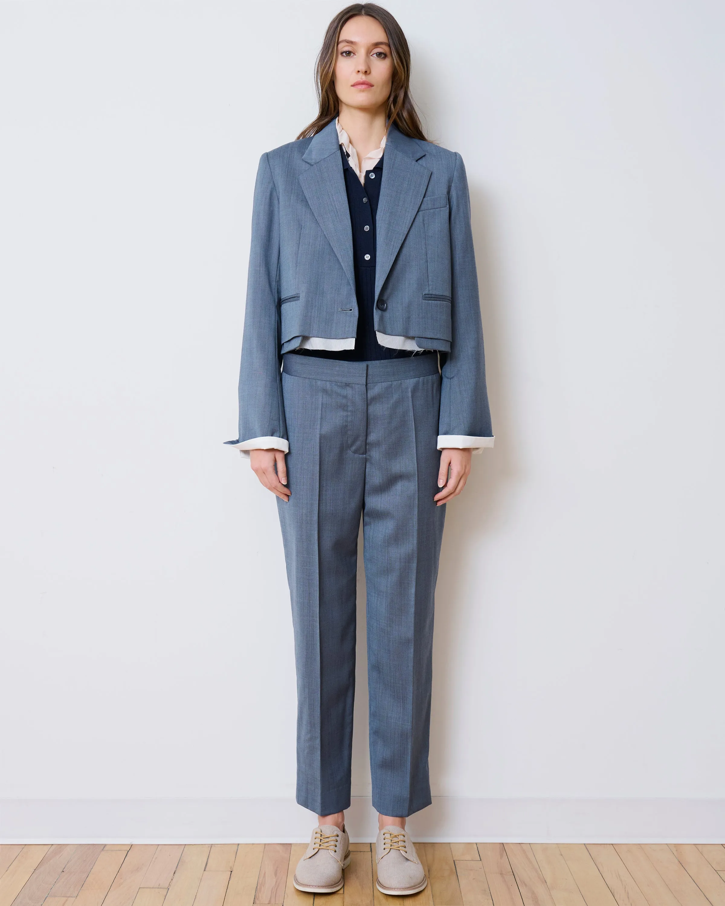 The Cocktail Blazer-Gray