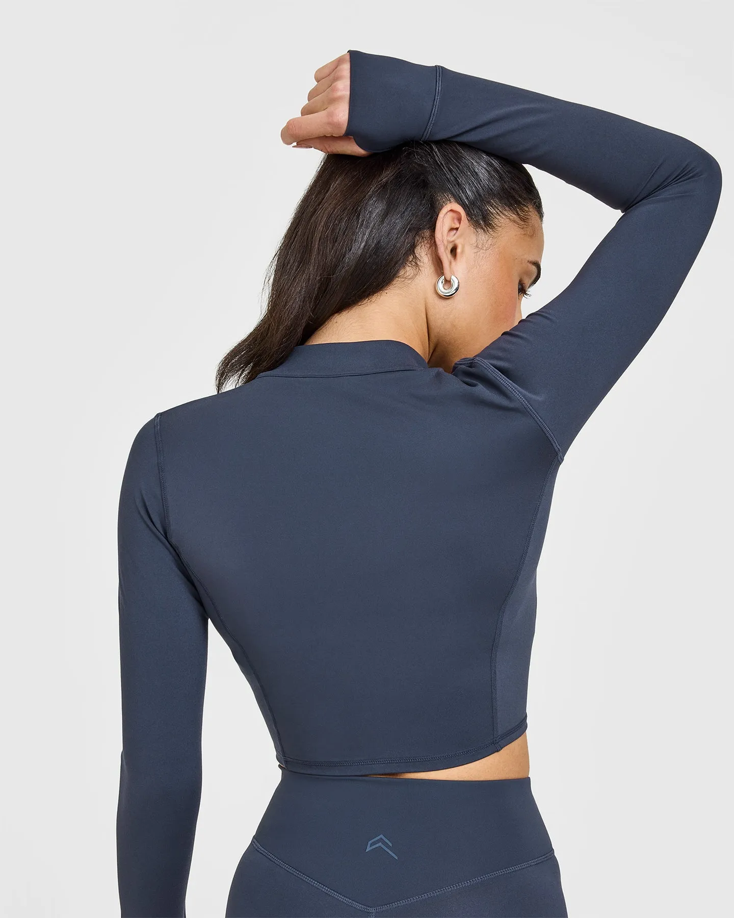 Timeless Crop Jacket | True Blue