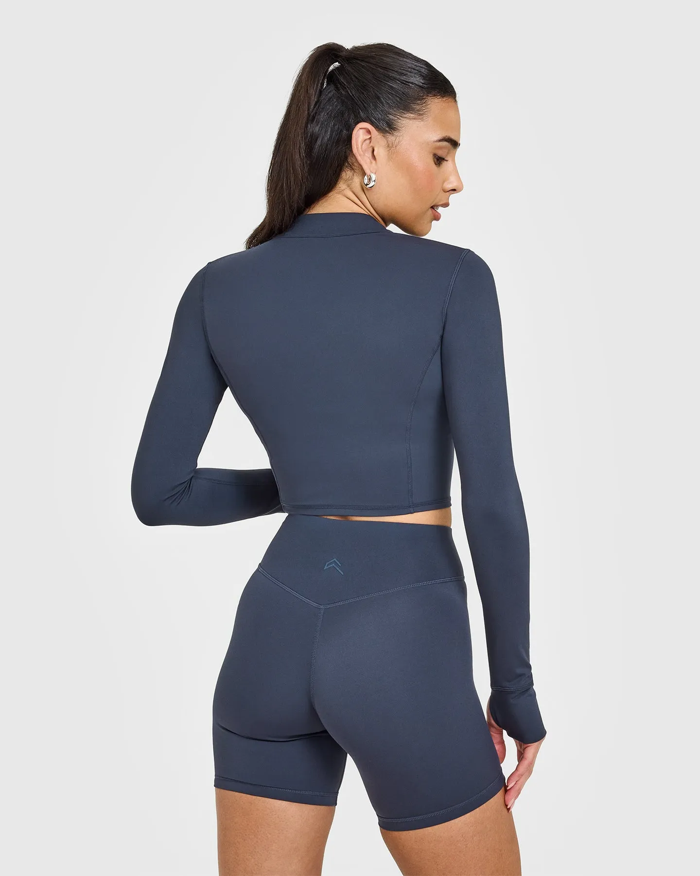 Timeless Crop Jacket | True Blue