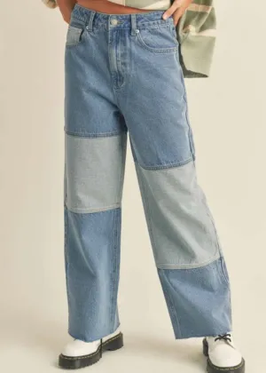Two-Tone Jeans