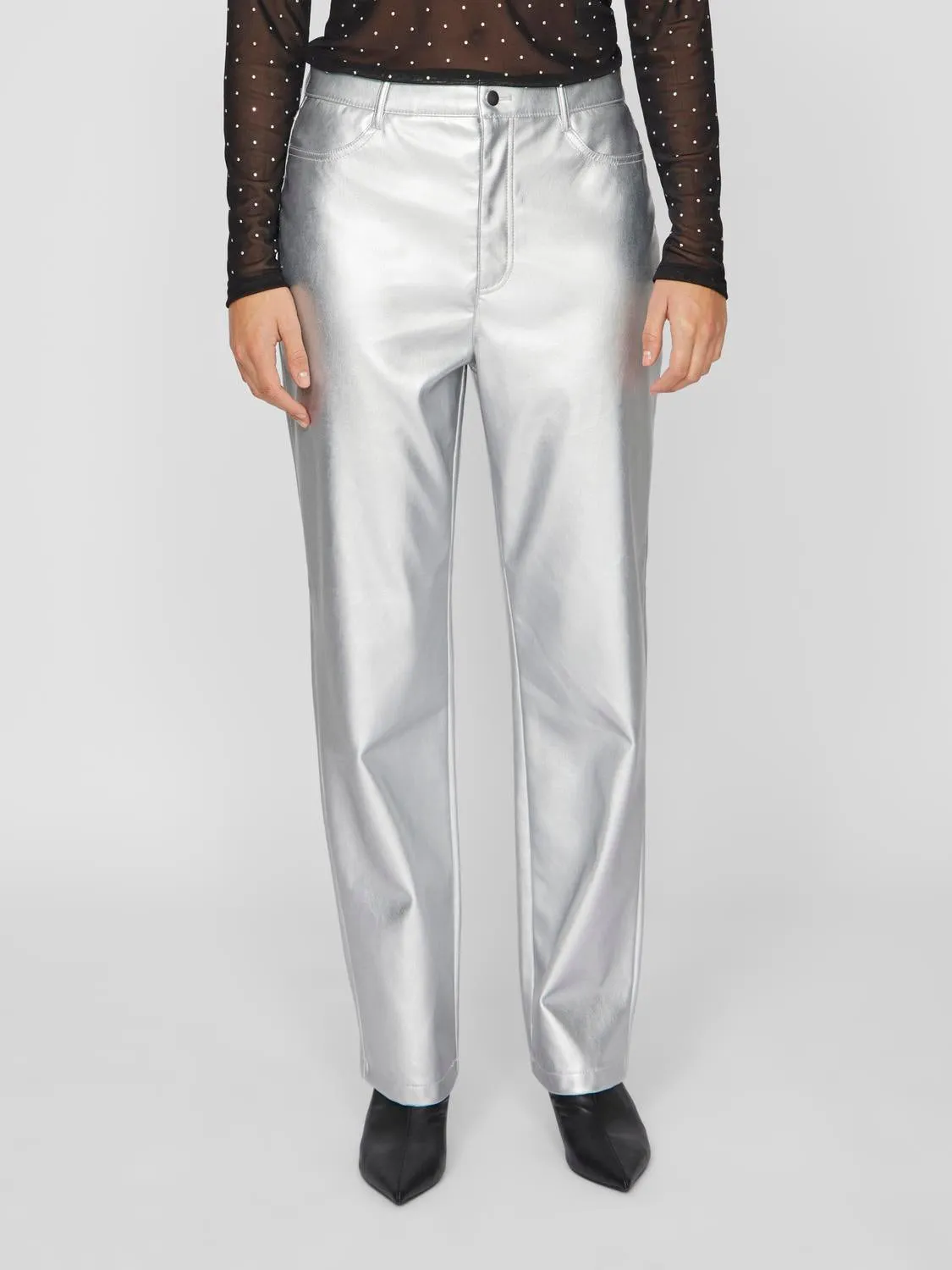 VIVIC Trousers - Silver Colour