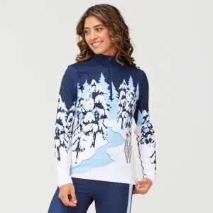 Whiteout Base Layer Top - Navy - SALE