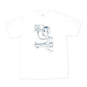 WKND FUCK JOHAN STUCKEY TEE // WHITE