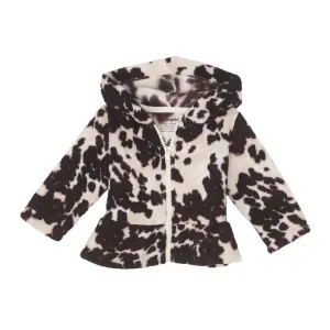 Wrangler Infant Girl's Cow Print Zip Up 112356574