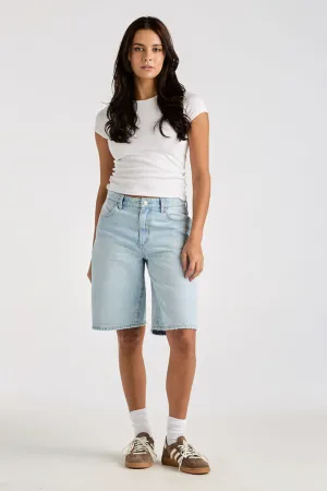 WRANGLER LOW STEVIE RELAXED JORT SHORT - TINY DANCER