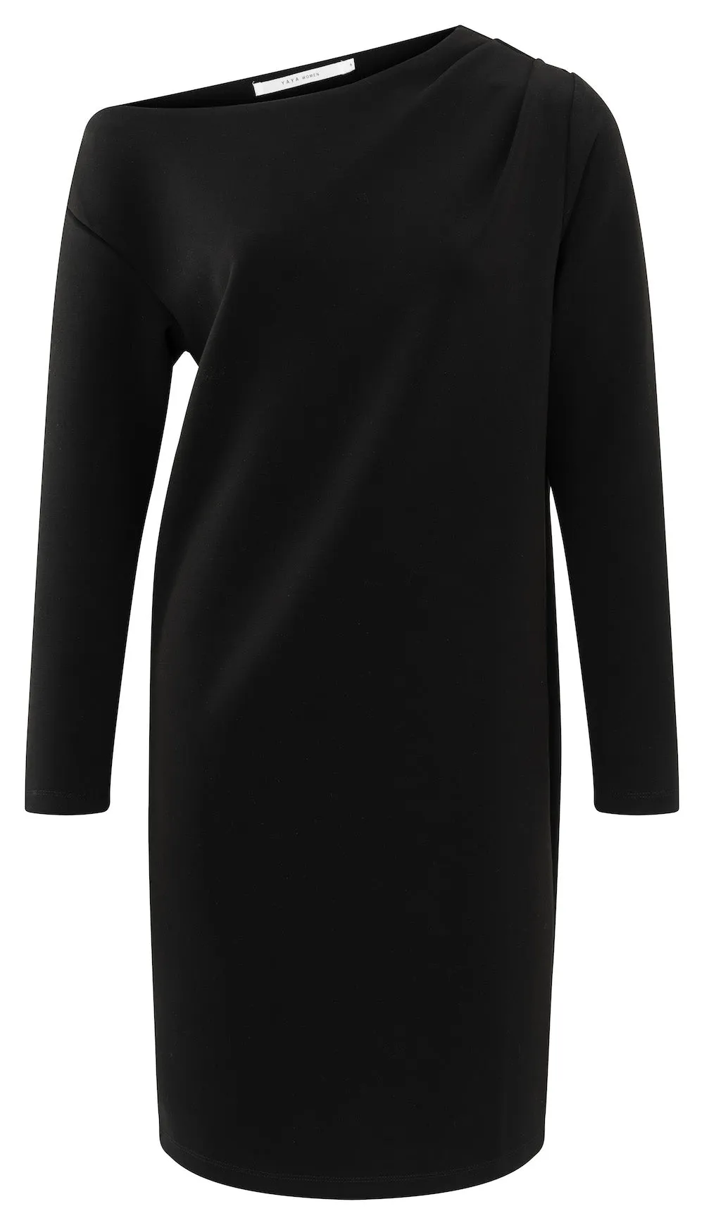 Yaya Off Shoulder Dress - Black